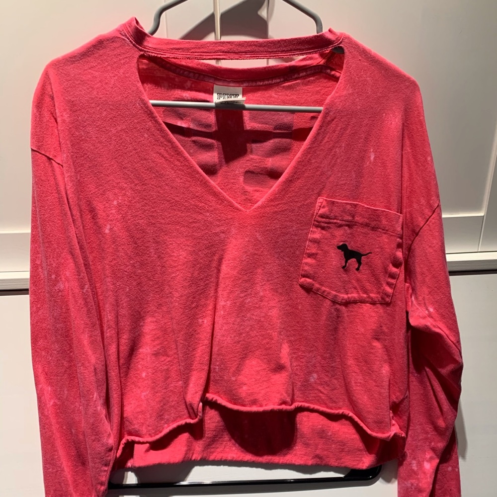 Long sleeve crop